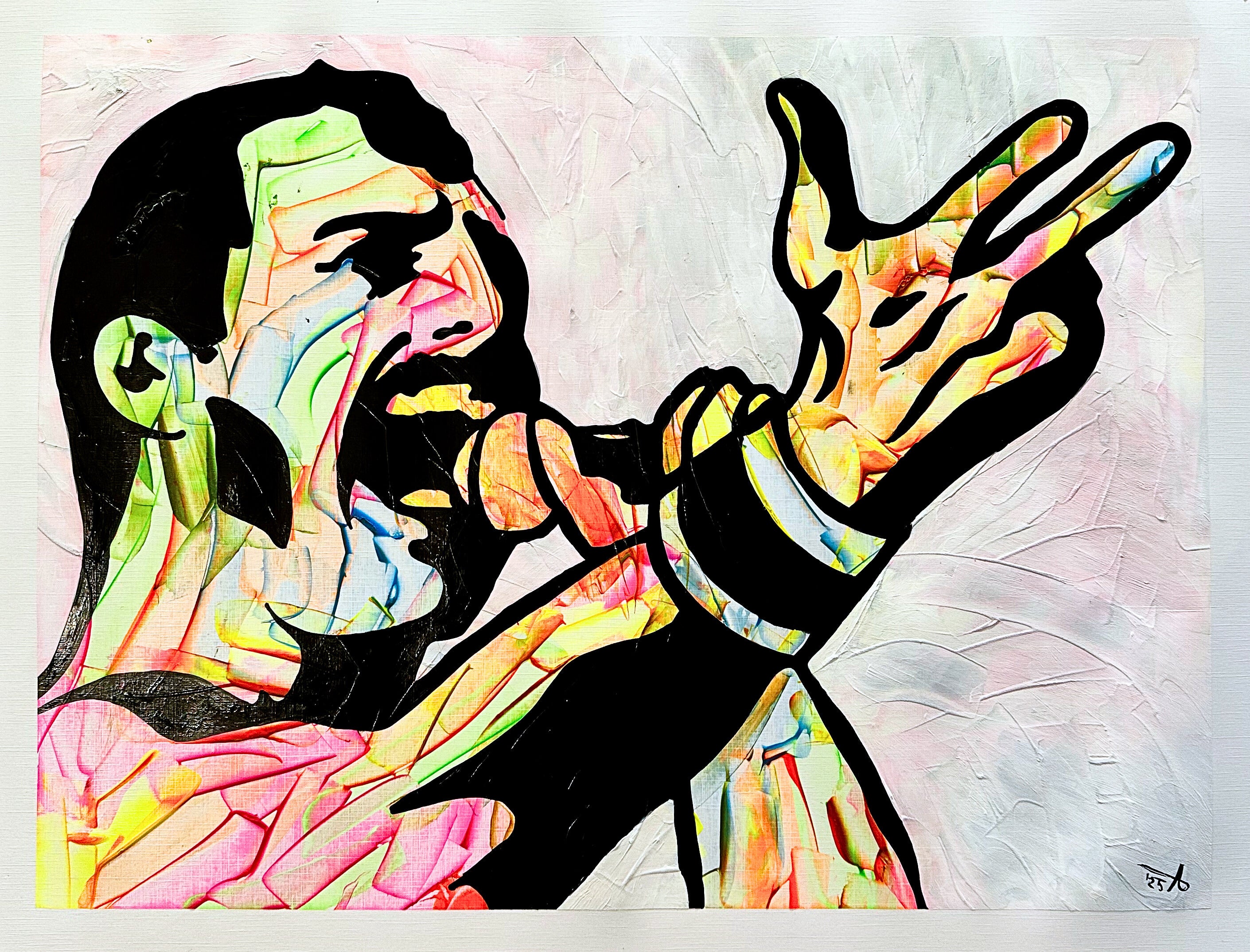 Nr. 233 Kunstdruck - signiert "I am everything"