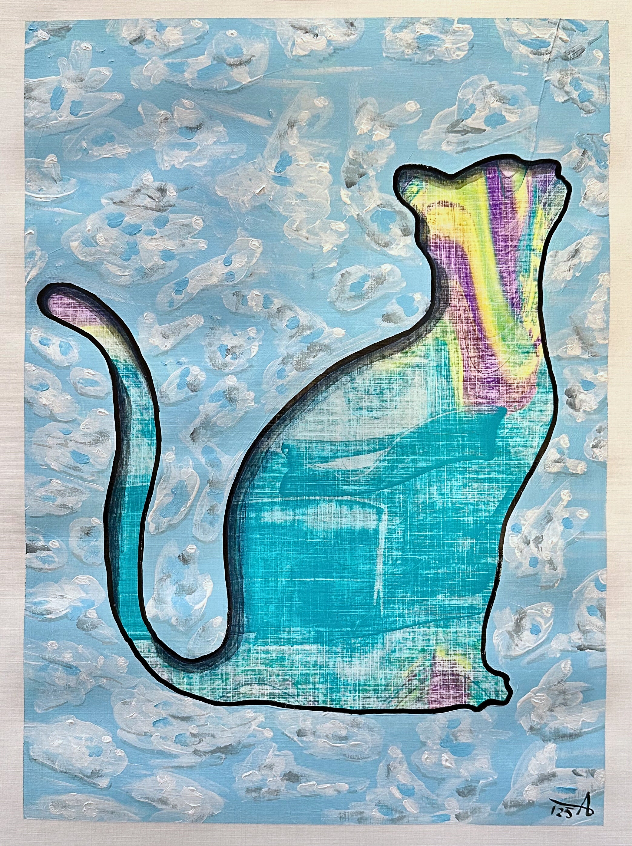 Nr. 236 Kunstdruck - signiert "Schwerkraft ist auch nur eine Meinung"