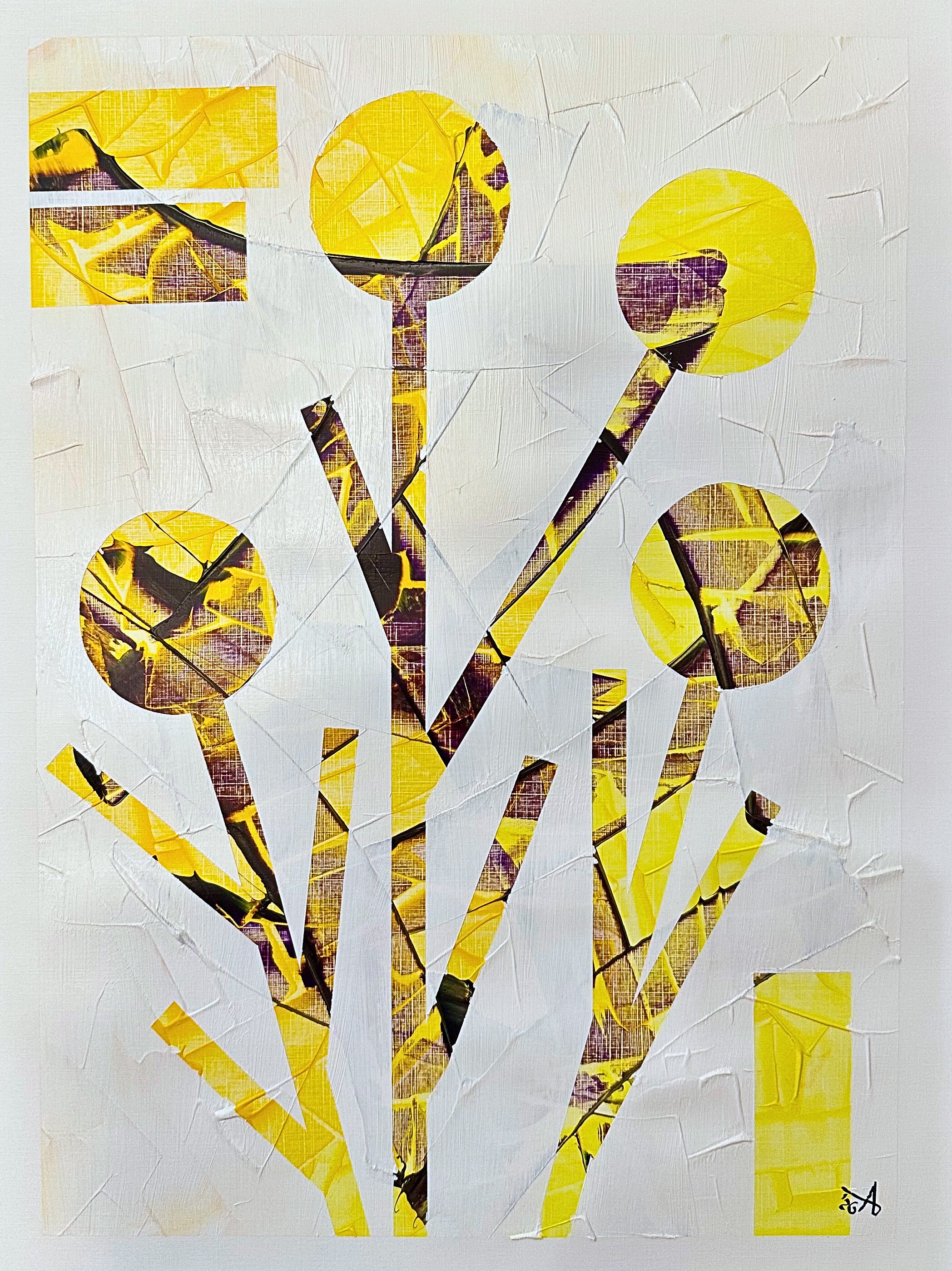 Nr. 264 Original - Titel "Weiß als Vase"
